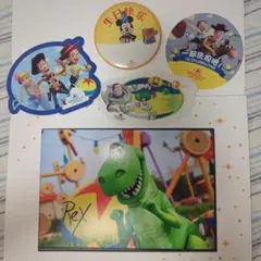 上海ディズニー　誕生日セット　缶バッジ