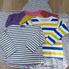 120cm　薄手の長袖3枚セット（BRANSHESなど）