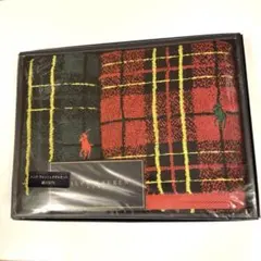 未使用RALPH LAUREN ハンドタオル　ウォッシュタオル　タータンチェック