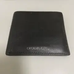 大*馬様 CK CALVIN KLEIN 二つ折り財布 ブラックのサムネイル