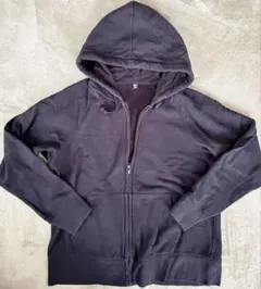 UNIQLO 濃紺 フルジップパーカー L.XL