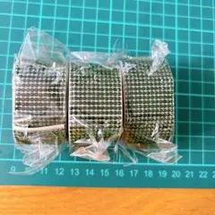 ラインストーンダイヤモンドリボン アート&クラフトプロジェクト 緑 270cm