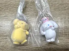 シナモン プリン　サンリオキャラクターズ ミニチュアチャーム ライブキャラクター