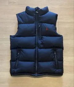 【美品】POLO リップストップ ダウン ベスト M（10-12）150cm前後