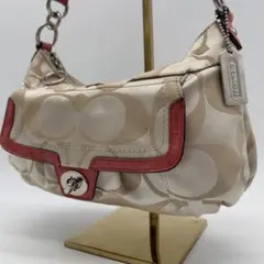 COACH ワンショルダーバッグ アクセサリーポーチ ミニホーボー ターンロック