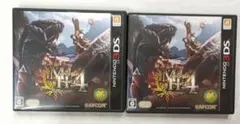 ニンテンドー3DS モンスターハンター4 2本セット 動作確認済み
