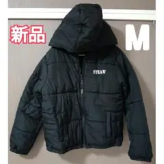 ◇新品 M レディース フード付き コート 中綿入り 防寒着 1503