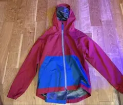 バイカラー フード付きジャケット