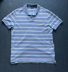 美品 ポロシャツ ポロラルフローレン 水色 Lsize 90s 80s