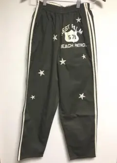 デニムダンガリー　星柄　パンツ　サイズ02 150 160 大人　ママ