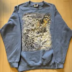 90s Lee HEAVYWEIGHT スウェット XL メキシコ製 ブルーのサムネイル