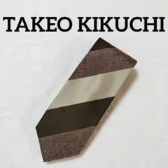 TAKEO KIKUCHI（タケオキクチ）ネクタイ シルク100% ストライプ