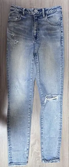 rienda ダメージスキニーデニム