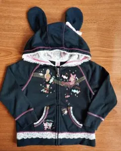 メゾピアノMezzo pianoベリエちゃんパーカー100平成激レア