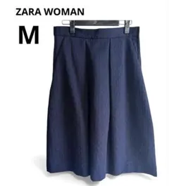 【ザラウーマン】ZARAWOMAN✨スカートネイビー花柄美品♢上品✨M