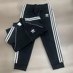 adidas ブラック ジャージ 100cm