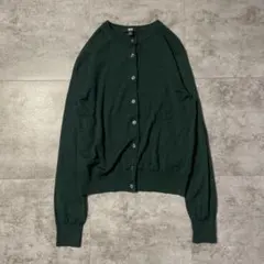 UNIQLO ダークグリーン サマーカーディガン M