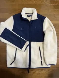 Polo Ralph Lauren フリースジャケット M ネイビー/クリーム