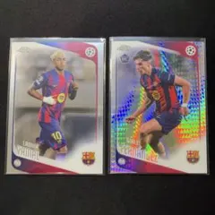 Topps Chrome Yamal & Fernández 2장 세트