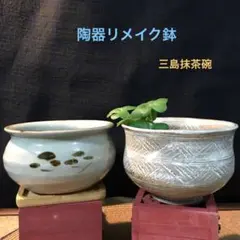 771★陶器リメイク鉢★陶器鉢★多肉★ミニ盆栽★山野草★塊根植物★苔玉★建水