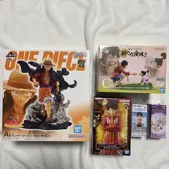 ONE PEACE ワンピース ルフィ フィギュア 4点セット