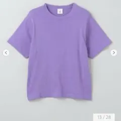 ROKU オーガニックコットン カラー ショートスリーブ ニット プルオーバーのサムネイル