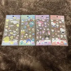 サンリオ　クリアキャンディシール　キティ　シナモン クロミ マイメロ　4枚セット