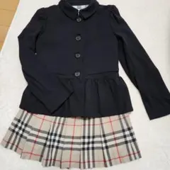 BURBERRYバーバリーペプラムジャケットスカート セット　卒園入学