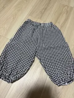 韓国子供服　Ninibelloギンガムチェックパンツ XS(80〜90cm)