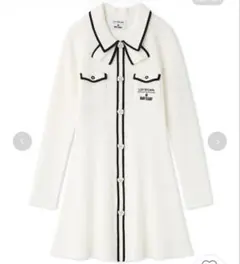 LILY BROWN マリークワントコラボ　ニットワンピース