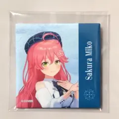 ホロライブ さくらみこ Blue Journey スクエア缶バッジ