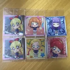にふぉるめーしょん アイカツ！シールウエハース いちご あかり スミレ ひなき