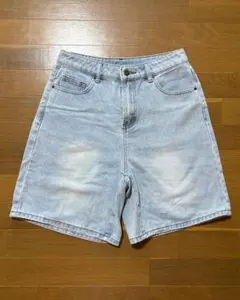 デニムショートパンツ ライトブルー