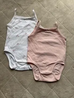 H&M オーガニックコットンタンクトップ 2枚セット