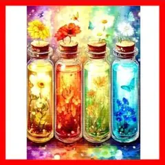 クロスステッチキット 11CT 刺繍キット 人気 カラフルな花と蝶 ハーバリウム