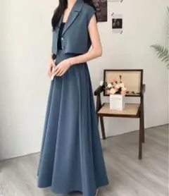 ABITOKYO セットアップ　ブルーグレー