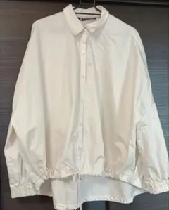 ZARA 長袖シャツ アイボリー S-Mのサムネイル