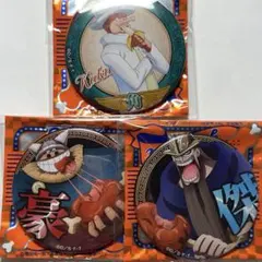 ワンピース 麦わらストア 輩缶バッジ GOURMET カク ブロギー ドリー