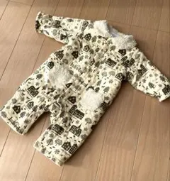 BeBe 防寒　カバーオール　ロンパース 70