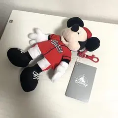 新品未使用　タグ付き　ミッキーマウス ぬいぐるみ 野球ユニフォーム　限定品