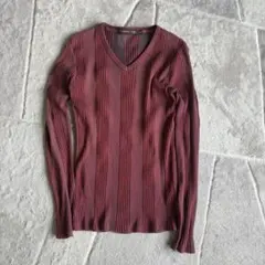 00s y2k agate label stripe long tのサムネイル