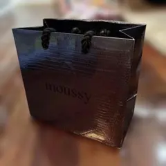MOUSSY ショップ袋 ブラック