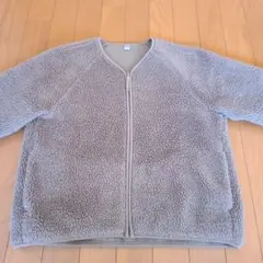 UNIQLOボアフリースジャケットSブラウン