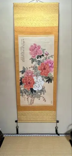 真作/徐徳明/百蝶図/布袋屋掛軸HC-979 - メルカリ