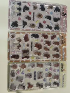 Thedog犬と猫のキャラクターシール 3パックセット