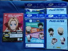 僕のヒーローアカデミア イラストボード＆ステッカー ＋＋爽ノート 2種✖2冊