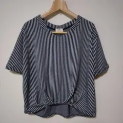 【BEAMS HEART】 ストライプ ジャカード カットソーのサムネイル