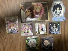 鬼滅の刃　シールまとめ売り　甘露寺蜜璃　伊黒小芭内　不死川実弥　不死川玄弥