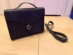 シンセティックレザー/2wayフラップミニショルダーバッグのサムネイル