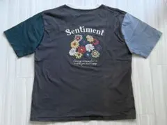 【限定セール】 Right-on 花柄刺繍 半袖Tシャツ 古着 メンズ